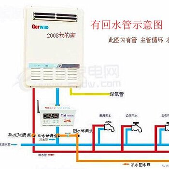 壁挂炉家用循环回水装置,威乐循环系统,家用热水循环